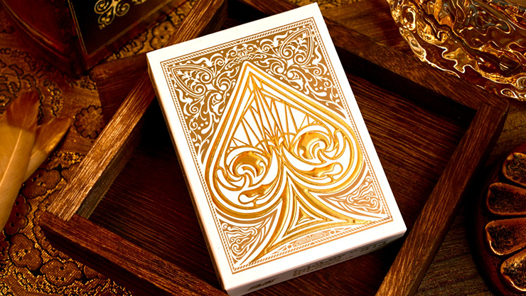 Sanctuary (Gold) Playing Cards by Murphy's Magic Supplies, Inc.