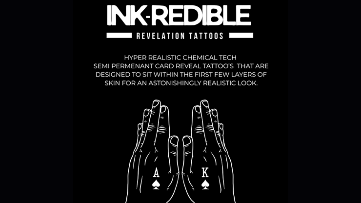 Ink-Redible Revelation Tattoos (Spades) by Twisted Minds by Murphy's Magic Supplies, Inc.