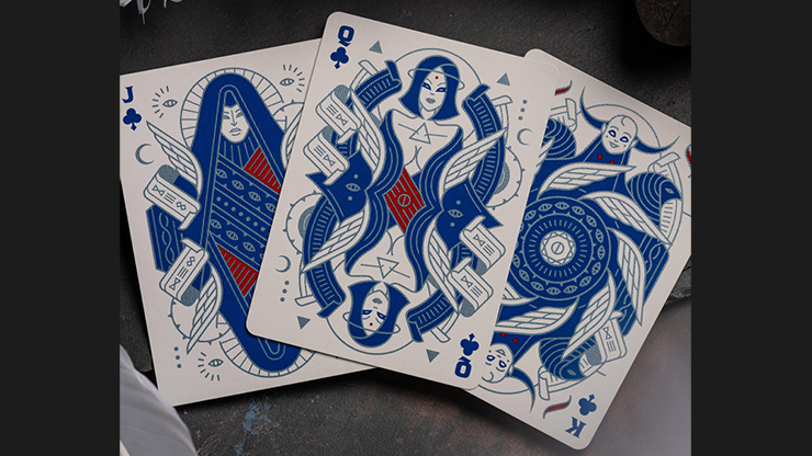 Celestial Noesis Playing Cards by Giovanni Meroni(Blue) by Murphy's Magic Supplies, Inc.