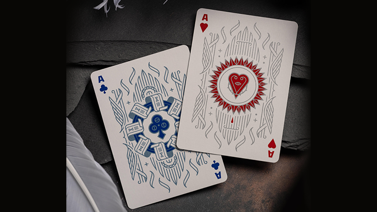 Celestial Noesis Playing Cards by Giovanni Meroni(Blue) by Murphy's Magic Supplies, Inc.