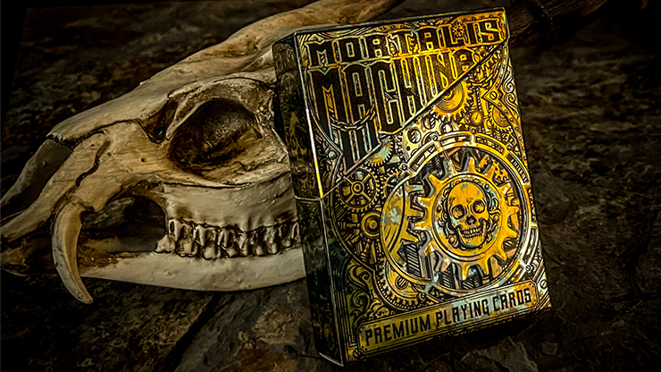 Mortalis Machina Cobalt Standard Edition Playing Cards by Murphy's Magic Supplies, Inc.