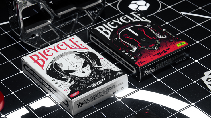 Bicycle Machine56 R-TYPE/3 White Playing Cards by RunIt Decks by Murphy's Magic Supplies, Inc.
