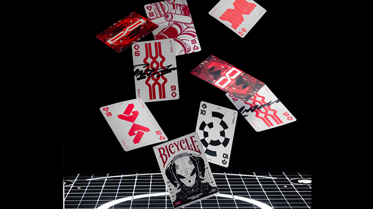 Bicycle Machine56 R-TYPE/3 White Playing Cards by RunIt Decks by Murphy's Magic Supplies, Inc.