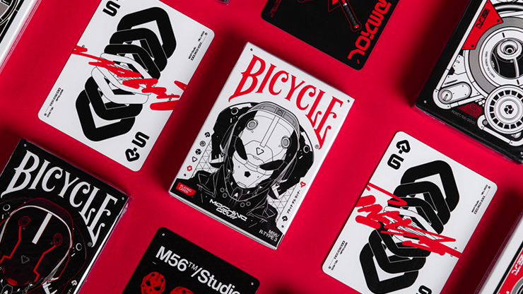 Bicycle Machine56 R-TYPE/3 White Playing Cards by RunIt Decks by Murphy's Magic Supplies, Inc.