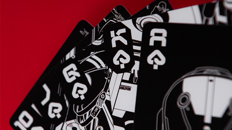 Bicycle Machine56 R-TYPE/2 Black Playing Cards by RunIt Decks by Murphy's Magic Supplies, Inc.