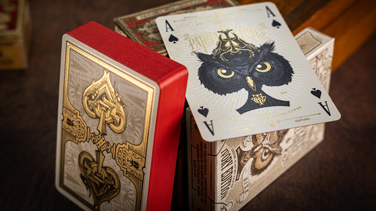 The Parlour Royale Ivory Edition (Red Edge Printing) Playing Cards by Murphy's Magic Supplies, Inc.