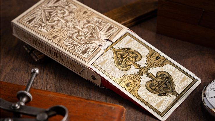 The Parlour Royale Ivory Edition (Red Edge Printing) Playing Cards by Murphy's Magic Supplies, Inc.