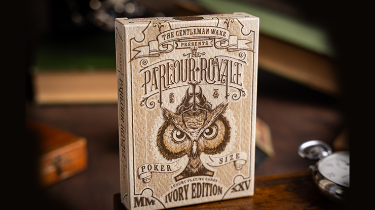 The Parlour Royale Ivory Edition (Red Edge Printing) Playing Cards by Murphy's Magic Supplies, Inc.