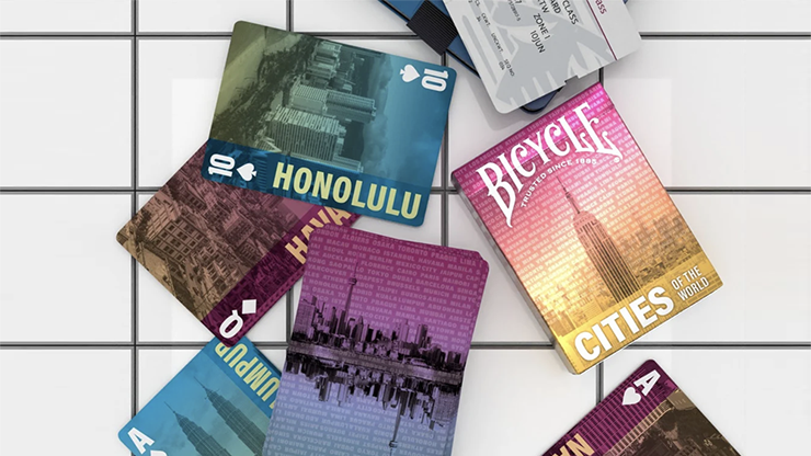 Bicycle Cities of the World Playing Cards by US Playing Card by Murphy's Magic Supplies, Inc.