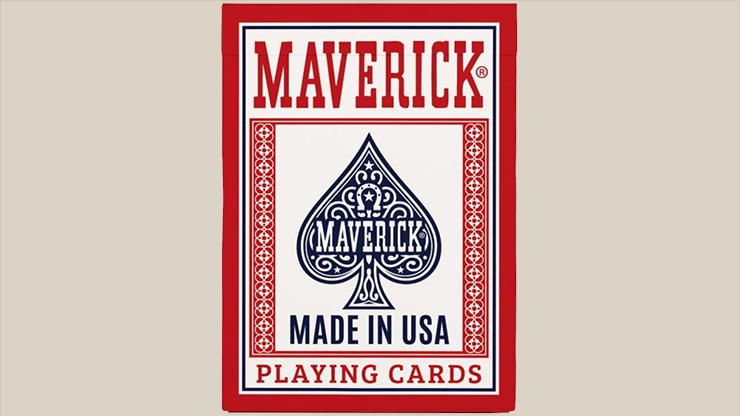 Maverick Made in the USA (Red) Playing Cards by Murphy's Magic Supplies, Inc.