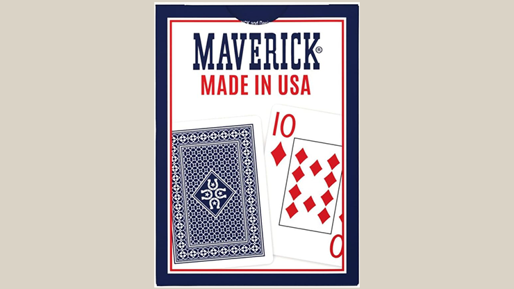 Maverick Made in the USA (Blue) Playing Cards by Murphy's Magic Supplies, Inc.