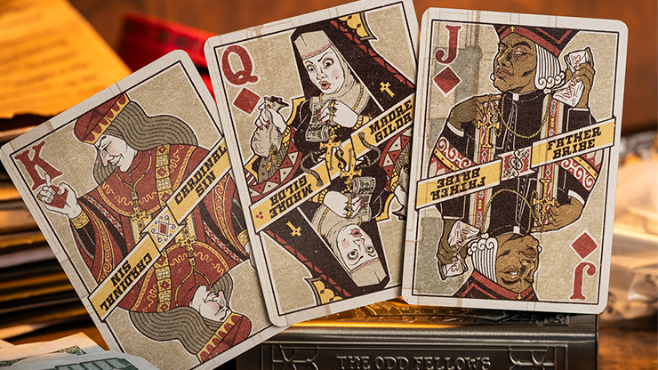 Odd Fellows (Father Firkin) Playing Cards by Stockholm 17 by Murphy's Magic Supplies, Inc.