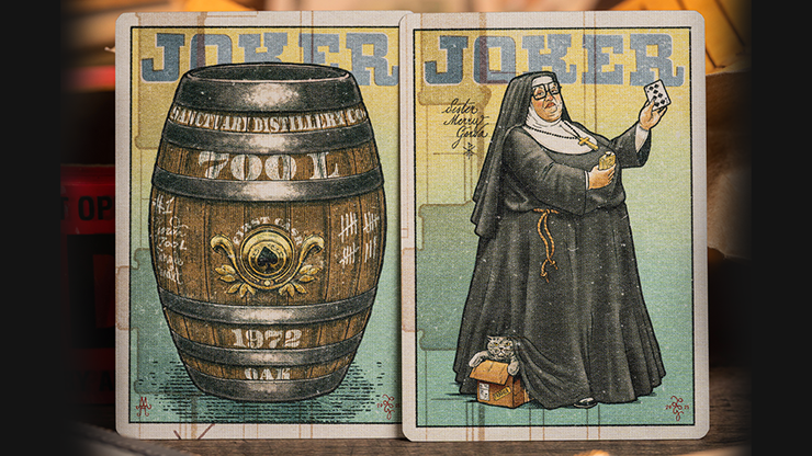 Odd Fellows (Sister Merry Gorda) Playing Cards by Stockholm 17 by Murphy's Magic Supplies, Inc.