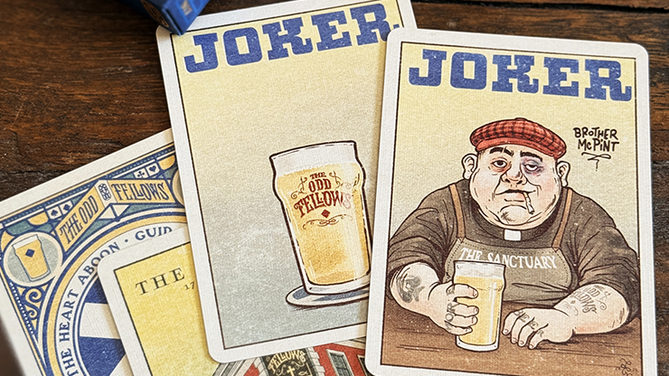Odd Fellow Brother McPint Mini Playing Cards by Stockholm17 by Murphy's Magic Supplies, Inc.
