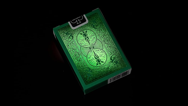 Bicycle Metalluxe Green Playing Cards by US Playing Card Co. by Murphy's Magic Supplies, Inc.
