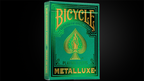 Bicycle Metalluxe Green Playing Cards by US Playing Card Co. by Murphy's Magic Supplies, Inc.