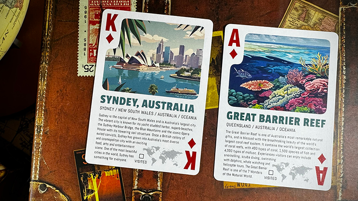 Travel the World Deck Volume 2 by Midnight Cards by Murphy's Magic Supplies, Inc.