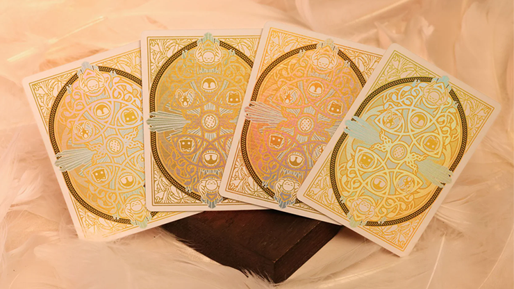Mythic Divide YGGDRASIL Edition (Fury of Light) Playing Cards by Room One by Murphy's Magic Supplies, Inc.