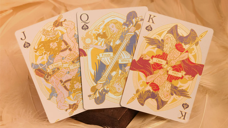 Mythic Divide YGGDRASIL Edition (Fury of Light) Playing Cards by Room One by Murphy's Magic Supplies, Inc.
