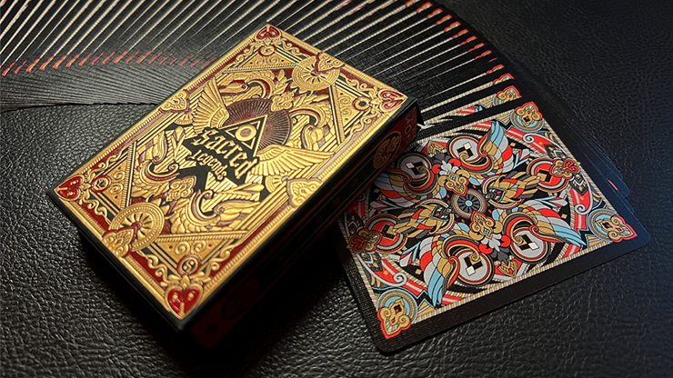 Sacred Legends Black Edition Playing Cards by HypieLab by Murphy's Magic Supplies, Inc.