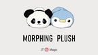 Morphing Plush (Panda to Penguin Blue) by Jackie Zhao and JT Magic by Murphy's Magic Supplies, Inc.