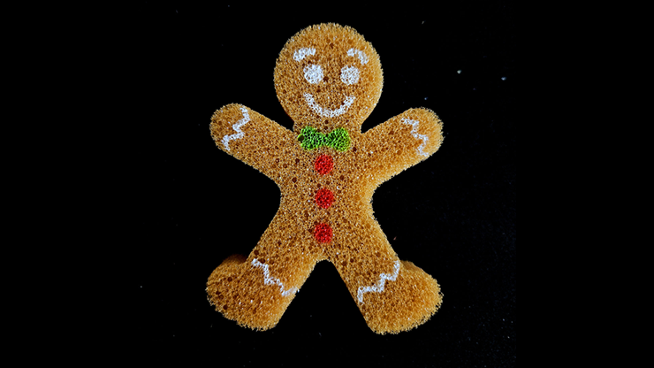 Super Sponge Gingerbread Men Cookies (4) by Murphy's Magic Supplies, Inc.