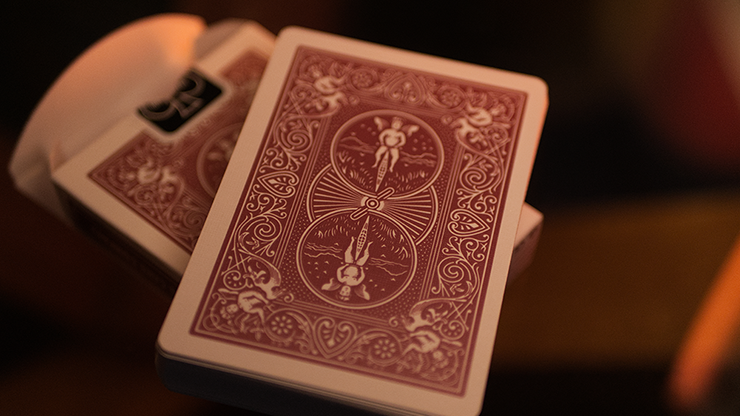 Bicycle Metallic Ruby Playing Cards by Murphy's Magic Supplies, Inc.