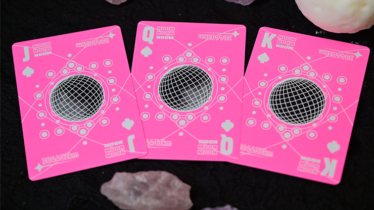 Moon (Pink) Playing Cards by Murphy's Magic Supplies, Inc.