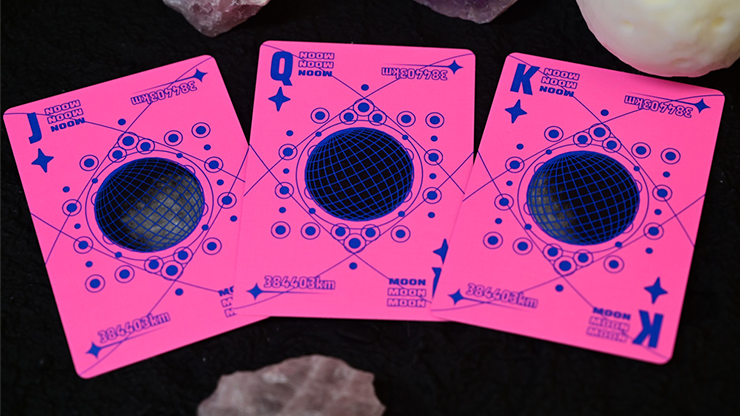 Moon (Pink) Playing Cards by Murphy's Magic Supplies, Inc.