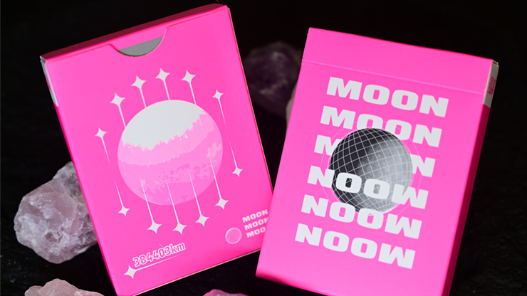 Moon (Pink) Playing Cards by Murphy's Magic Supplies, Inc.