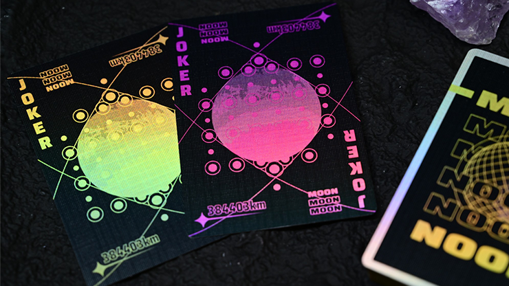 Moon (Black Holo) Playing Cards by Murphy's Magic Supplies, Inc.