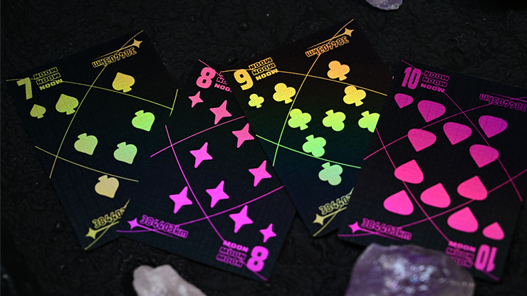 Moon (Black Holo) Playing Cards by Murphy's Magic Supplies, Inc.