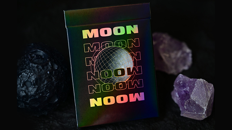 Moon (Black Holo) Playing Cards by Murphy's Magic Supplies, Inc.