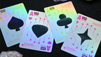 Moon (White Holo) Playing Cards by Murphy's Magic Supplies, Inc.