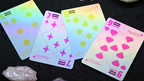 Moon (White Holo) Playing Cards by Murphy's Magic Supplies, Inc.