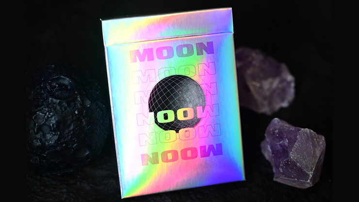Moon (White Holo) Playing Cards by Murphy's Magic Supplies, Inc.