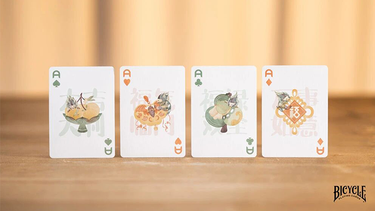 Bicycle Mascot (White Marsh) Playing Cards by Murphy's Magic Supplies, Inc.