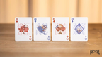 Bicycle Mascot (Tiger Sniffs the Rose) Playing Cards by Murphy's Magic Supplies, Inc.