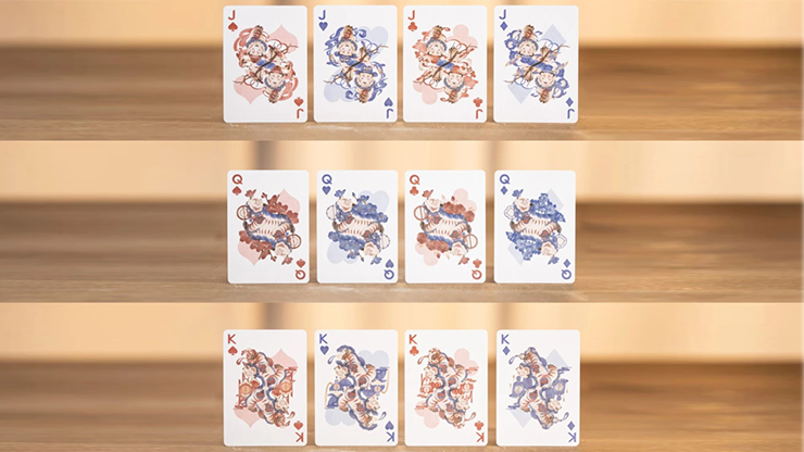 Bicycle Mascot (Tiger Sniffs the Rose) Playing Cards by Murphy's Magic Supplies, Inc.