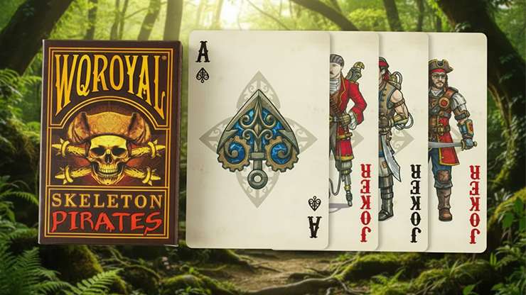 Skeleton Pirates Playing Cards by Murphy's Magic Supplies, Inc.
