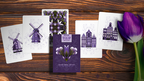Grand Tulip Purple Playing Cards by Dutch Card House Company by Murphy's Magic Supplies, Inc.