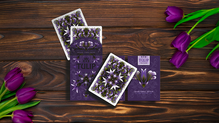 Grand Tulip Purple Playing Cards by Dutch Card House Company by Murphy's Magic Supplies, Inc.