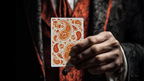 Paisley Ton sur Ton Poudre Orange workers Deck by Murphy's Magic Supplies, Inc.