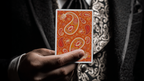Paisley Ton sur Ton Poudre Orange Foil Designer's Choice by Murphy's Magic Supplies, Inc.