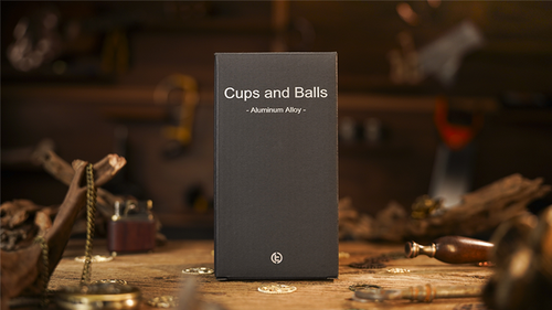 Aluminum Alloy Cups and Balls Set by TCC Magic by Murphy's Magic Supplies, Inc.
