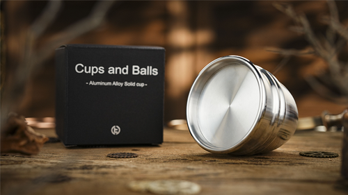 Aluminum Alloy Cups and Balls Matching Solid Cup by TCC Magic by Murphy's Magic Supplies, Inc.