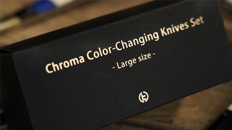 Chroma Color-Changing Knives Set (Large Size) by TCC Magic by Murphy's Magic Supplies, Inc.