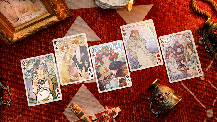 Mucha Special Edition Playing Cards by 52 MUSÉE by Murphy's Magic Supplies, Inc.
