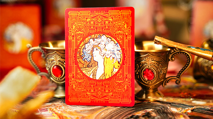 Mucha Standard Playing Cards by 52 MUSÉE by Murphy's Magic Supplies, Inc.