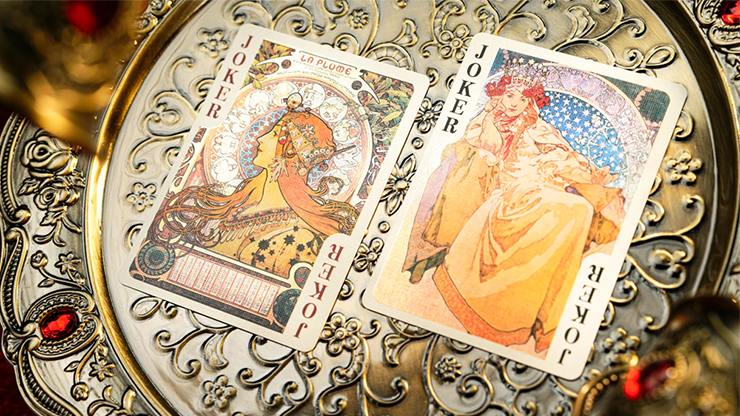 Mucha Standard Playing Cards by 52 MUSÉE by Murphy's Magic Supplies, Inc.